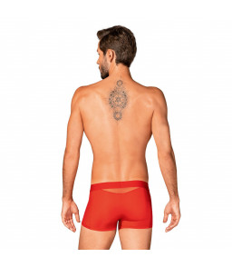 Boxer sexy rouge à maille Boldero taille L/XL - Obsessive