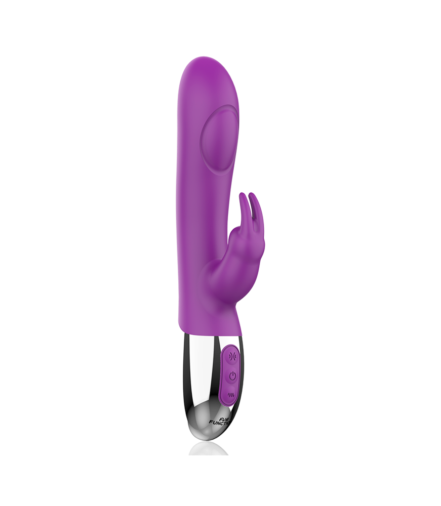Vibromasseur Rabbit Combi Double Tapping Violet - Fun Function | Nudiome