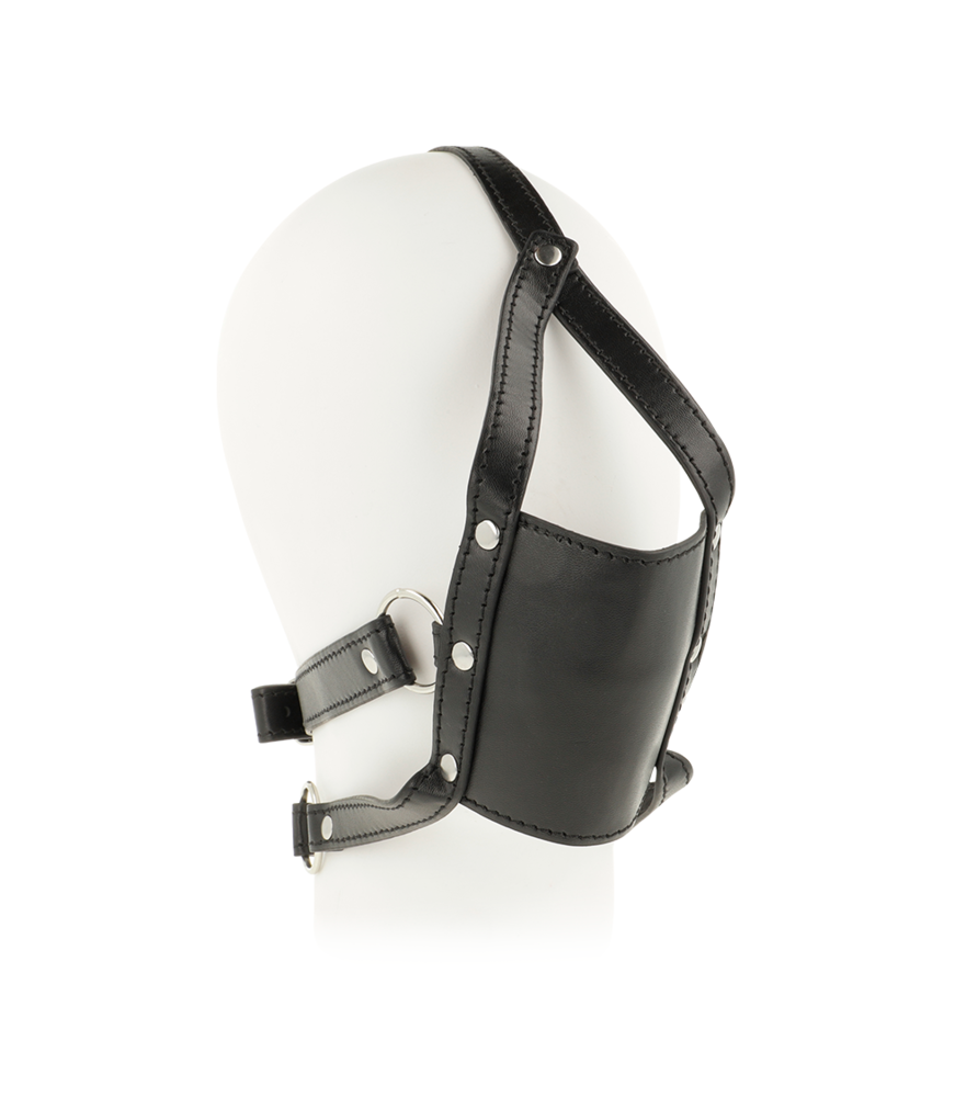 OHMAMA HEAD HARNESS WITH MUZZLE COVER BALL GAG