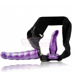 Double gode ceinture anal et vaginal - Baile Harness Collection
