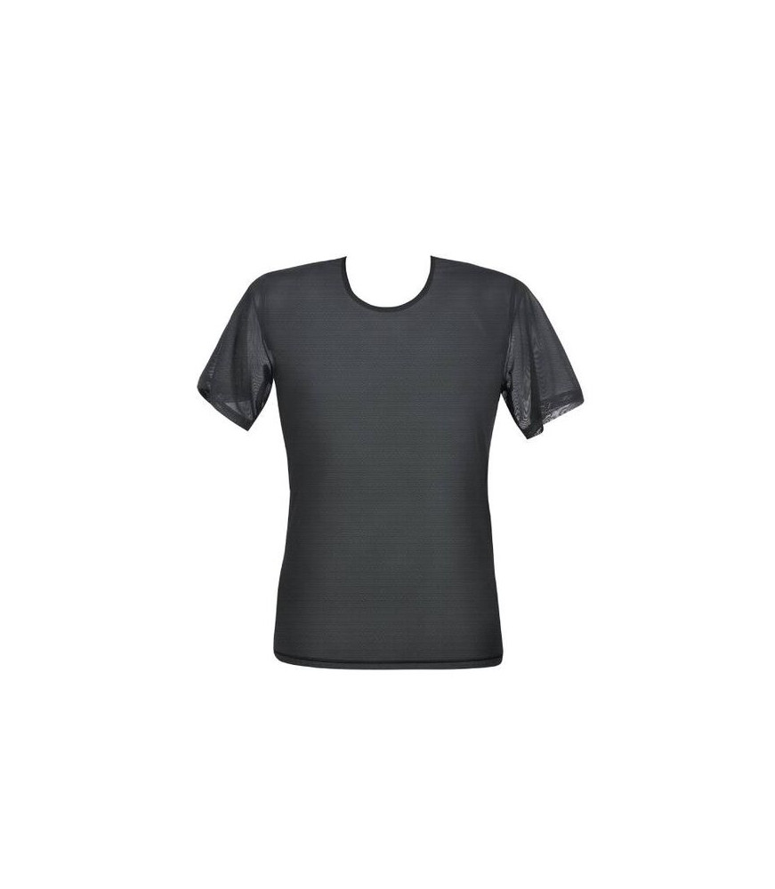 T-shirt sexy noir transparent Eros taille S - Anais