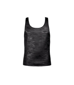T-shirt coquin noir sans manches Electro taille S - Anais