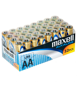 PACK MAXELL PILE ALCALINA AA LR6 * 32 UDS
