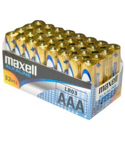 PACK MAXELL BATTERIE AAA LR03 * 32 UDS