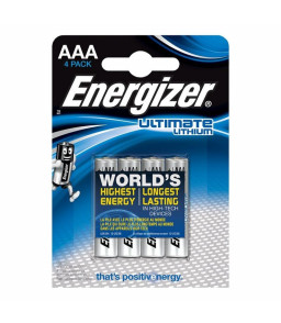 ENERGIZER ULTIMATE LITHIUM LITHIUM BATTERY AAA L92 LR03 1,5V BLISTER * 4