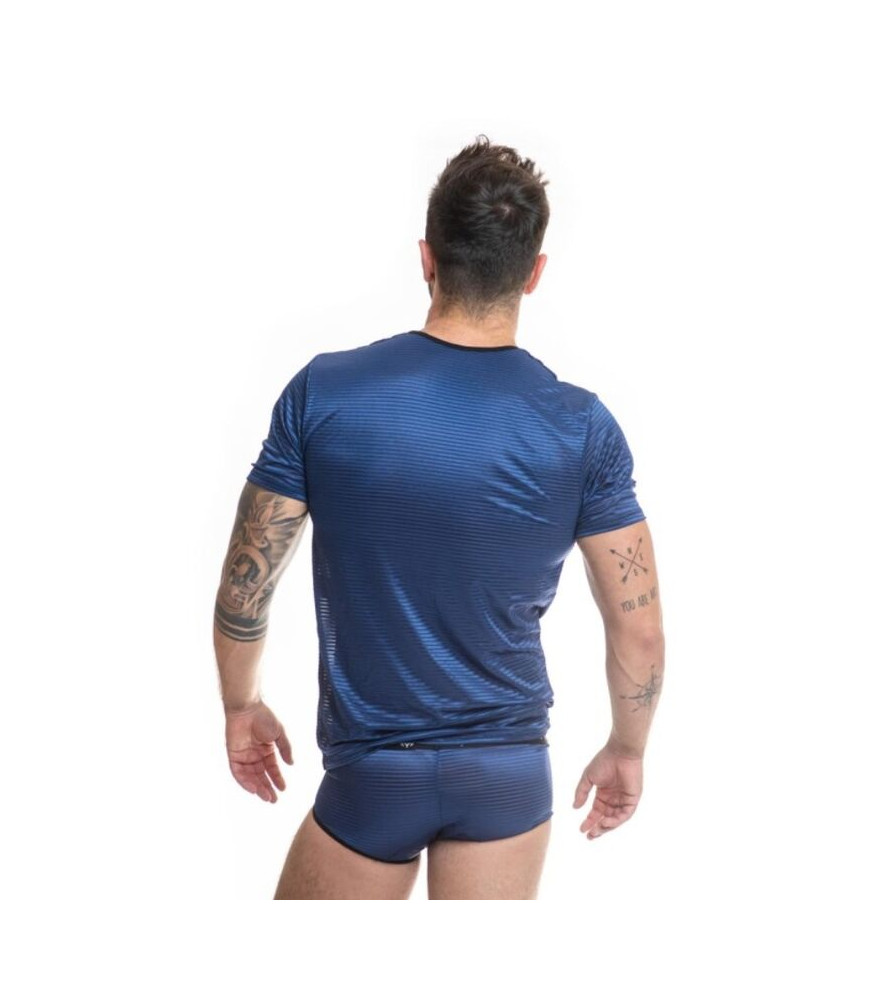 T-shirt sexy bleu marine taille S - Anais