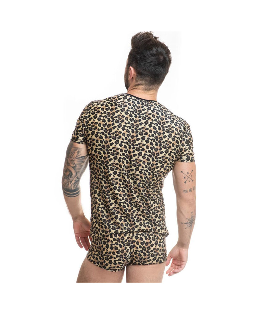 T-shirt érotique à motifs léopard Mercury taille M - Anais