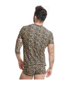 T-shirt érotique à motifs léopard Mercury taille M - Anais