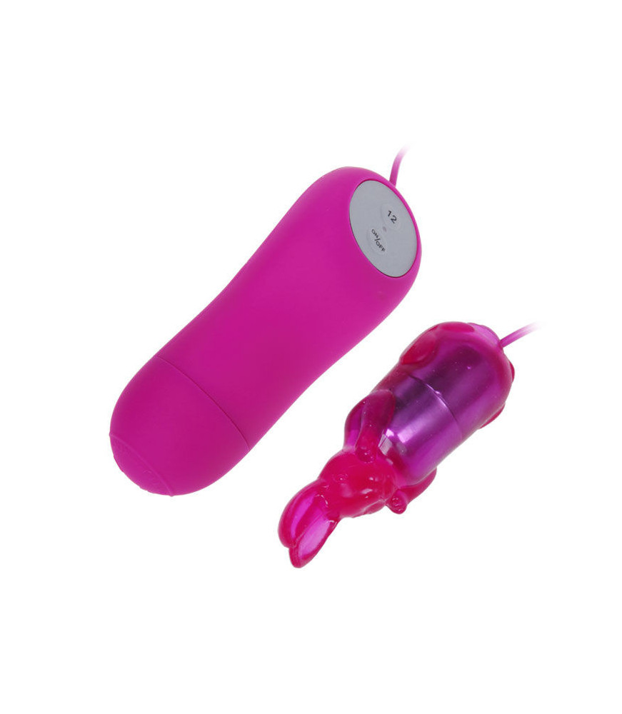 Mini Vibromasseur Secret 12 vitesses violet - BAILE