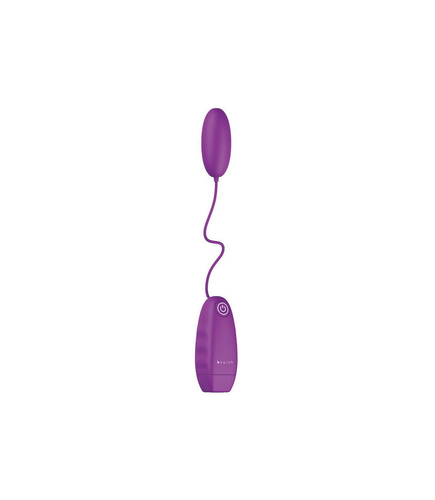 Oeuf vibrant étanche télécommandé violet - B Swish
