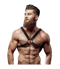 FETISH SUBMISSIVE ATTITUDE - ARN S ECO LEATHER CROSS BREAST HOMME