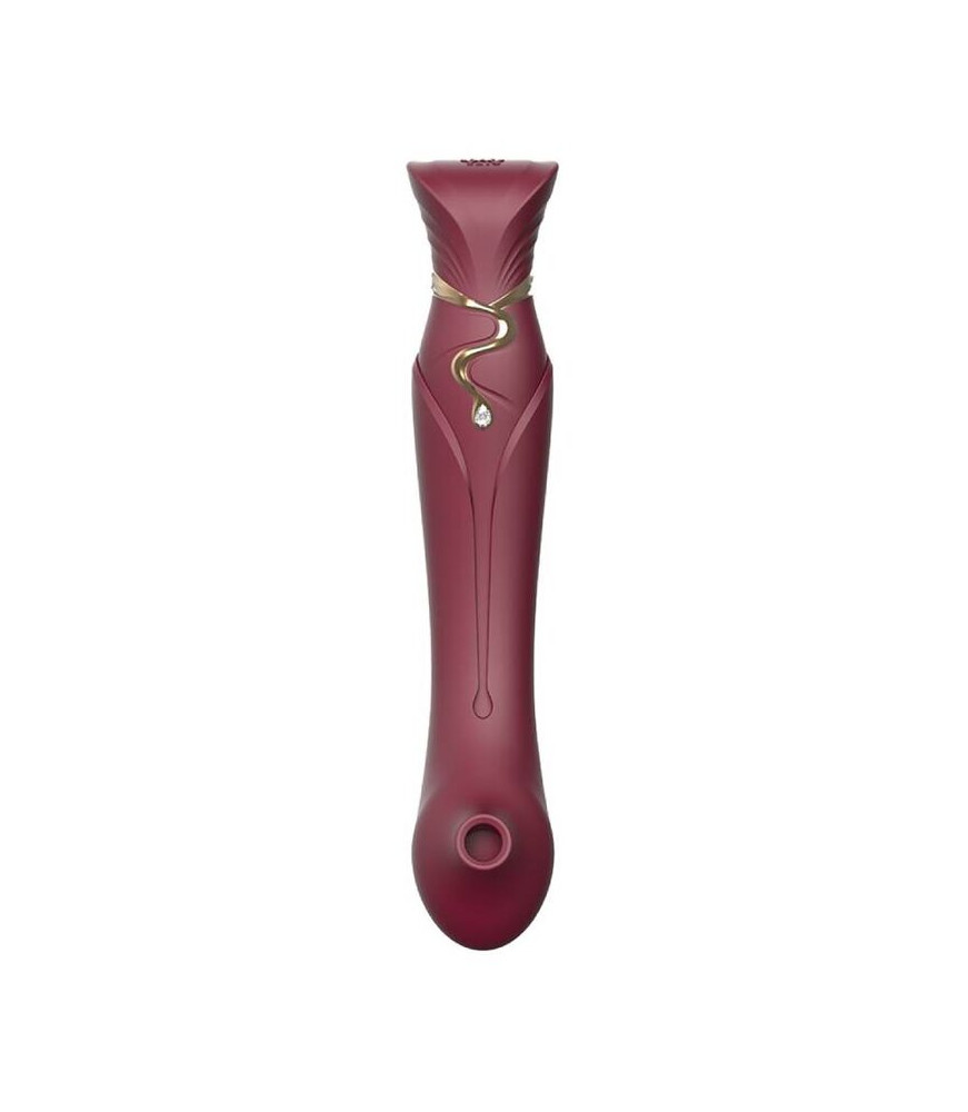 ZOLO - QUEEN SET PULSE WAVE CLIT STIM RED