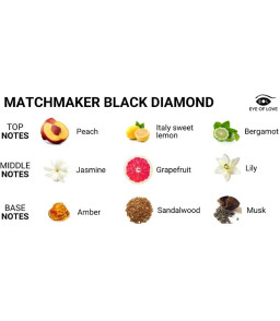 EYE OF LOVE - MATCHMAKER BLACK DIAMOND PARFUM ATTRACT HER 30ML