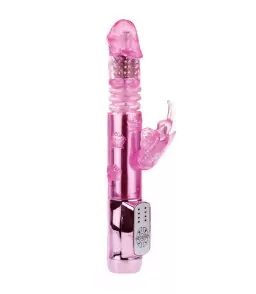 Vibromasseur Rabbit Throbbing Butterfly Violet - Baile Rotations | Nudiome