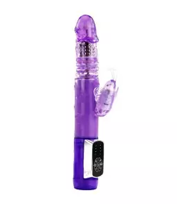 Vibromasseur Rabbit Lapin Butterfly Violet - Baile Rotations | Nudiome