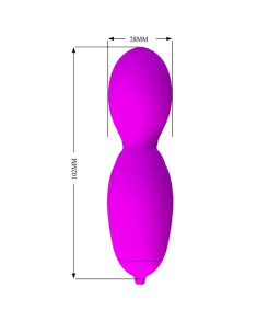 PRETTY LOVE - VEGA ROTATION AND VIBRATION MASSAGER WITH 12 FUNCTIONS FUCHSIA