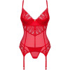 OBSESSIVE - INGRIDIA CORSET  STRING ROUGE XS/S