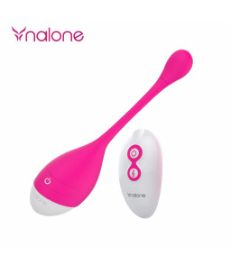 Vibromasseur télécommandé rechargeable couleur rose - Nalone