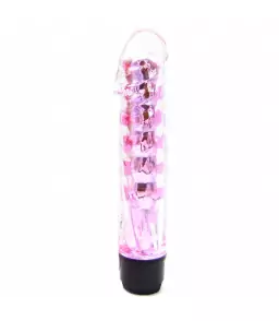 Vibrateur Fantastique Réaliste rose transparent - Saninex Sextoys | Nudiome