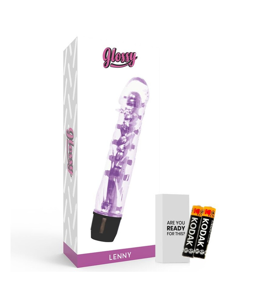 Vibrateur femme Brillant Lenny violet - Glossy | Nudiome