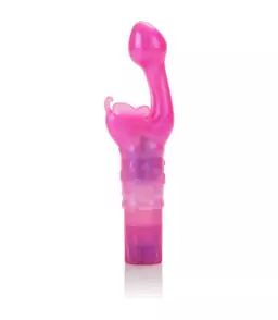 Vibromasseur Point G Butterfly Kiss Rose - California Exotics | Nudiome