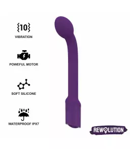 Vibrateur Femme Point G Rewoflex Flexible Violet - Rewolution