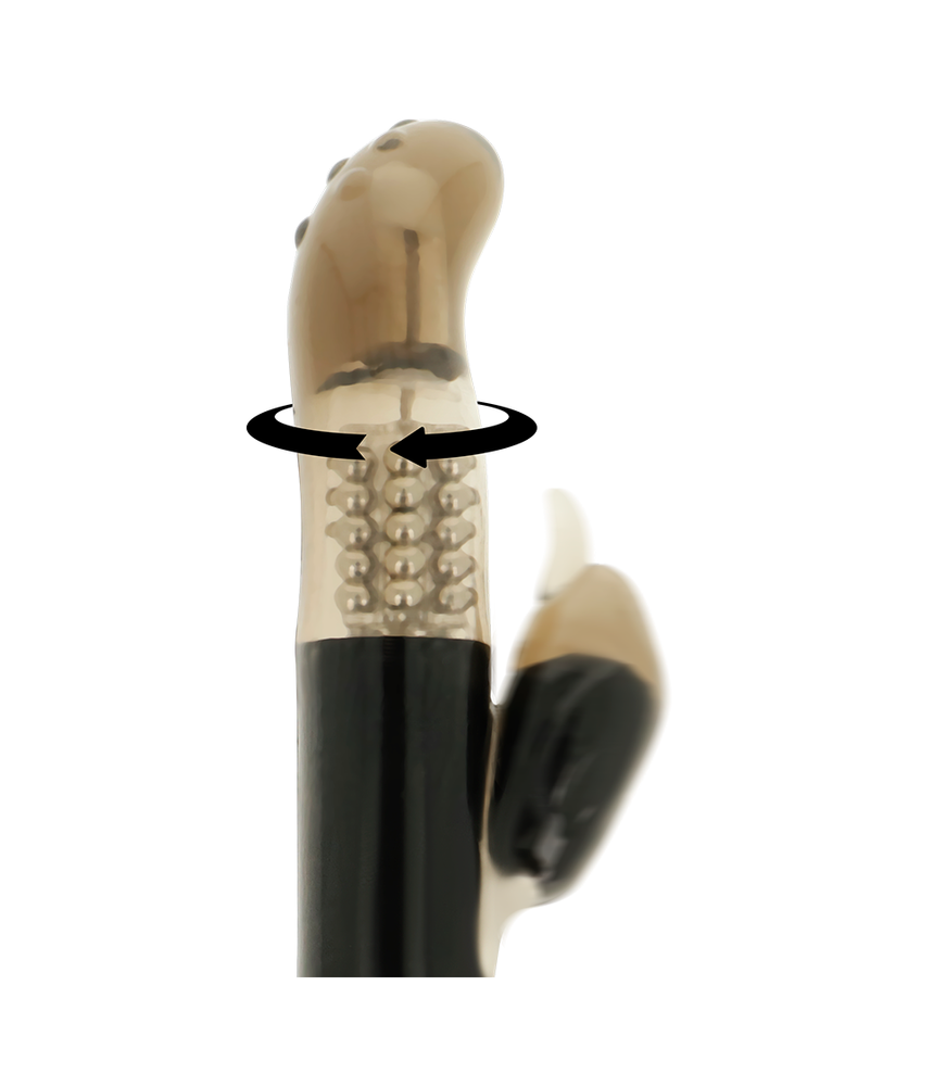Vibromasseur Rabbit Dolphin Clit Noir - Ohmama Vibrators | Nudiome