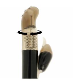 Vibromasseur Rabbit Dolphin Clit Noir - Ohmama Vibrators | Nudiome