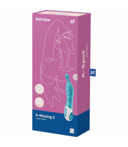 Vibrateur femme Spot Amazing Turquoise - Satisfyer | Nudiome