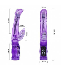 Vibromasseur Rabbit Cally Flexible Violet - Baile Vibrators | Nudiome