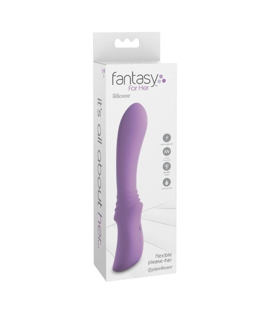 Vibromasseur Point G Flexible Violet - Fantasy For Her | Nudiome