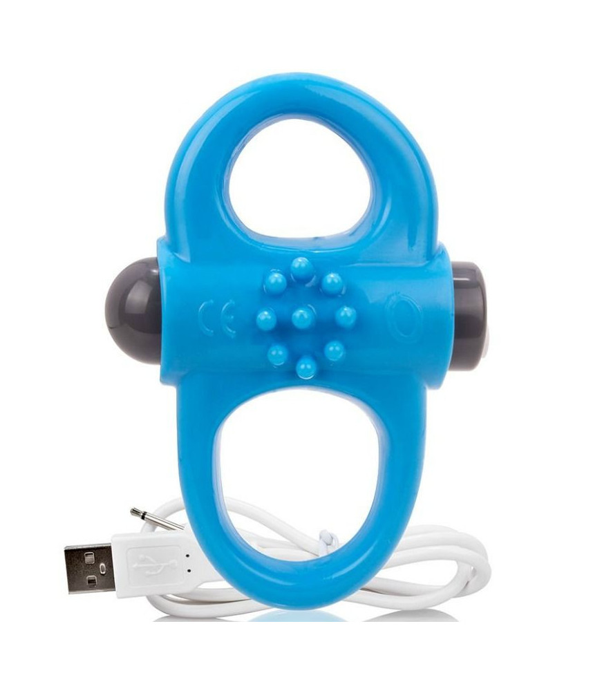 Cocking vibrant rechargeable bleu Charged Yoga - Screaming O