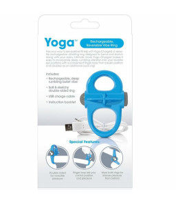 Cocking vibrant rechargeable bleu Charged Yoga - Screaming O